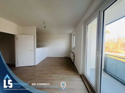 Frisch renoviert, moderner Grundriss, Balkon!