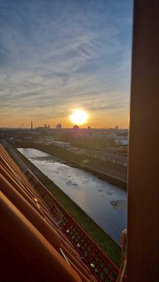 Ob vom Wohn- oder Schlafzimmer direkt auf den Balkon