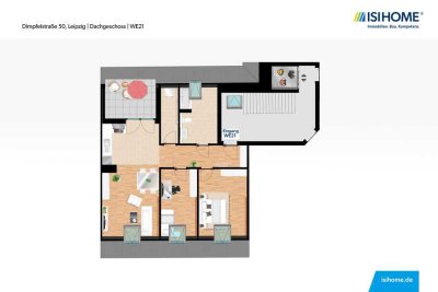3-Raumwohnung mit Balkon - Erstbezug - WE21