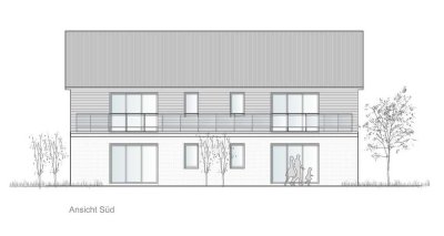 Neubauwohnung Maisonette Erstbezug Feldrandlage Dachterrasse QNG+