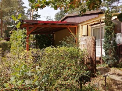 Eingerichteter rustikaler Wochenend-/Ferien-Bungalow am Lübbesee bei Templin