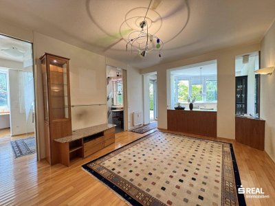 Stilvolle Gartenwohnung in Igls mit Pool &amp; Tiefgaragenplatz