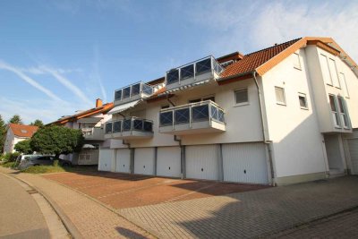 2-ZKB Single-Apartment: 56m² mit Süd-Balkon, Garage + Stellplatz in Sandhausen