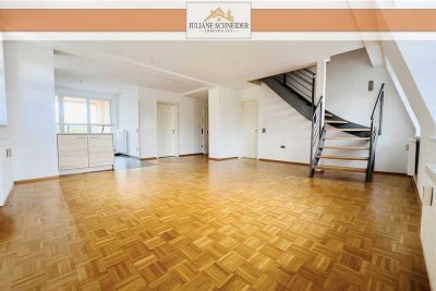 RESERVIERT - Wohnen mit Weitblick zwischen Stadt & See! Maisonette-Wohnung mit Süd-West-Loggia