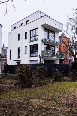 Neubau-Erstbezug: Penthouse-Maisonette in Fußnähe zum Aukammtal