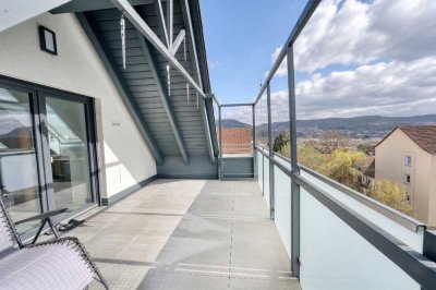 Exklusive Maisonettewohnung mit Aufzug und Panoramablick von der Dachterrasse