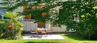 Bonn-Mehlem: provisionsfreie, rheinnahe 3-Zwhg. m. Loggia, Terrasse in großzügiger Gartenlandschaft
