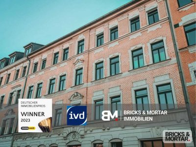 Einzigartige Dachgeschosswohnung mit Loggia im denkmalgeschütztem Altbau