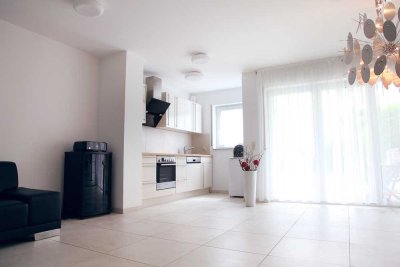 Moderne 2-Zimmer-EG-Wohnung mit großem Garten im Europaviertel