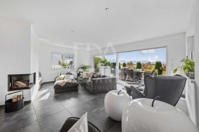 Bad Aibling: Stilvolles Zuhause mit Blick auf die Berge und moderner Technik