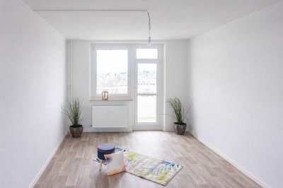 Ebenerdig erreichbare 3-Raum-Wohnung mit Balkon