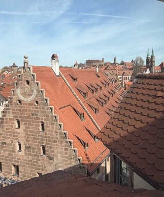 3-Zi-Maisonette-ETW, Dachterrasse, EBK, Kamin, Innenstadt, 90403 Nürnberg