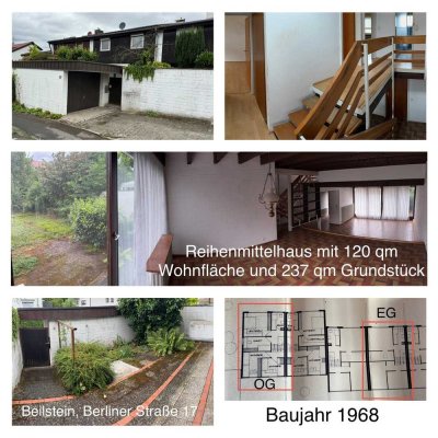 Charmantes Reihenmittelhaus mit Garten, Garage und Stellplatz sowie PV-Anlage in Beilstein