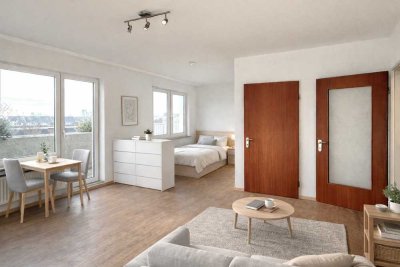 Gemütliches City-Apartment mit Süd-Dachterrasse nahe der Hochschule - Aufzug & TG