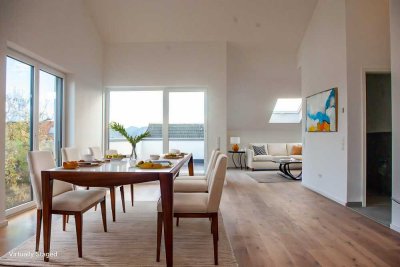 Erstbezug! Großartige Wohnung mit Dachterasse und Fernblick