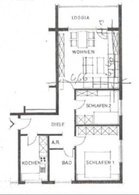 Helle 3-Zimmer Wohnung mit Wintergarten im 5. OG in Rodenbach