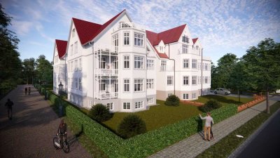 Modern wohnen, nah am Meer: Penthouse-Ferienwohnung im Südstrandquartier