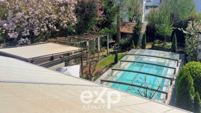 Zukunft sichern – vielseitiges Haus mit Garten & Pool, derzeit mit Wohnrecht bewohnt
