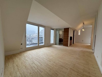 Dachgeschosswohnung mit 2 Terrassen &amp; Garage