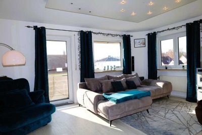 Altstadtblick, sonniger Balkon 
und Einzelgarage