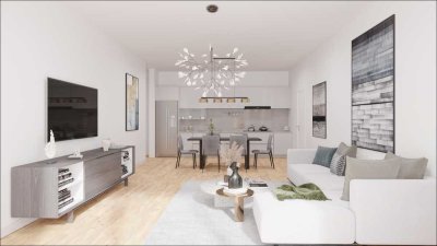Exklusives Leben im Spessart Manor:   3 - Zimmer Wohnung mit Luft- / Wasserwärmepumpe