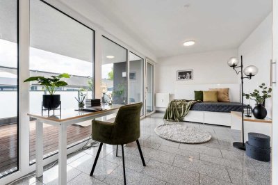 Helles Zimmer mit Balkon in 2er WG ab sofort
