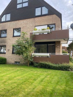 Helle 3-Zimmer-Erdgeschosswohnung mit Balkon und EBK in Münster