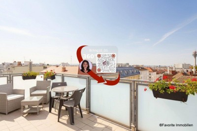 Traumhafte Dachgeschoßwohnung mit 60m² Terrasse in Wien – Ihr neues Zuhause wartet!