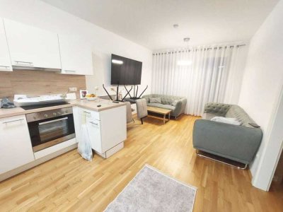 Schöne und modernisierte 1,5-Raum-Wohnung mit Balkon und Einbauküche in Gerolstein