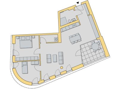 WHG 1467 - 3-Zimmer, barrierefrei