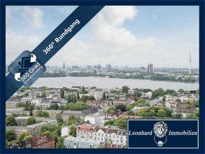*Höchstes Alsterpanorama: Wohnen mit unvergleichlichem Ausblick*