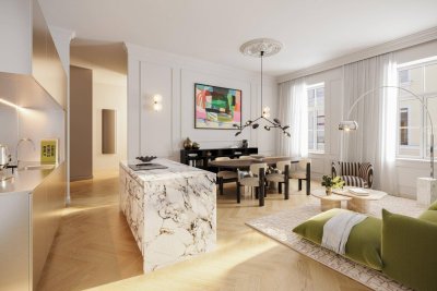 Rose Nine - Exklusives 4 Zi. Altbau-Wohnung mit Außenfläche