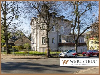 Dresden-Loschwitz: 4-Raum-Wohnung mit Balkon, Gäste-WC, Stellplatz