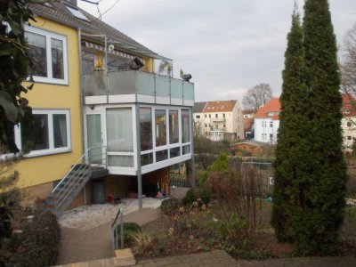 Exklusive 3-Zimmer-Wohnung mit Wintergarten und Garten am Moritzberg