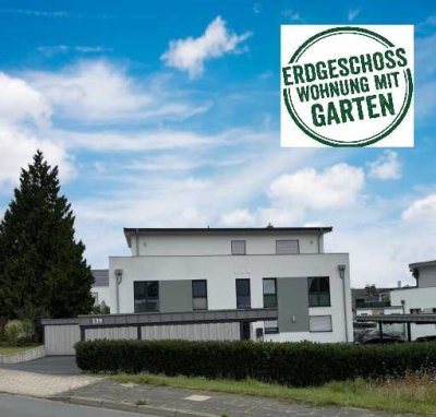Neuwertige, moderne und helle 3-Zimmer-Erdgeschosswohnung mit Gartenidylle in Bad Oeynhausen-Lohe
