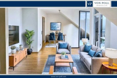 3-Zimmer-Dachgeschosswohnung mit wunderschönem Weitblick