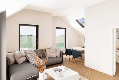 Penthouse-Wohnung mit Dachterrasse