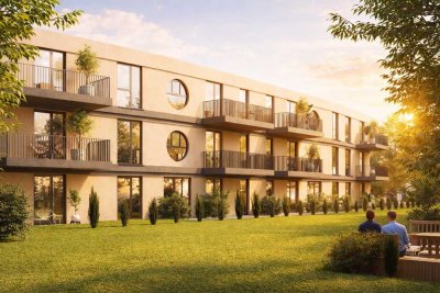 Exklusive 3-Zimmer-Neubauwohnung mit Süd-West-Balkon | KfW40 | Provisionsfrei