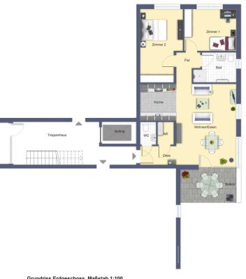 Helle 3-Zimmer-Wohnung mit Terrasse im Stadtwald – Ruhe und Natur im Salinenpark