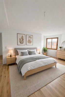 Neu ! Renovierte 3-Raumwohnung I Tageslichtbad mit Dusche und moderne Einbauküche ❄️