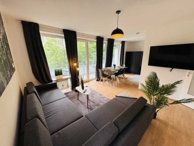 *City Apartment* 2 Zimmer-Apartment mit Balkon und Aufzug Möbliert All-In*