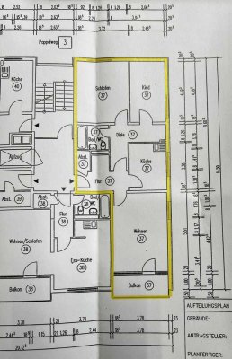 Helle 3-Zimmer-Wohnung mit Balkon im 1. OG in Offenburg