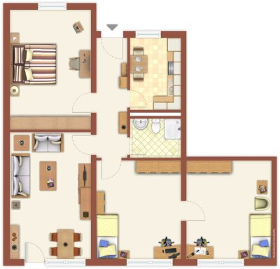 4-Zimmer Wohnung Zentrale Lage, Bahnhofsnähe