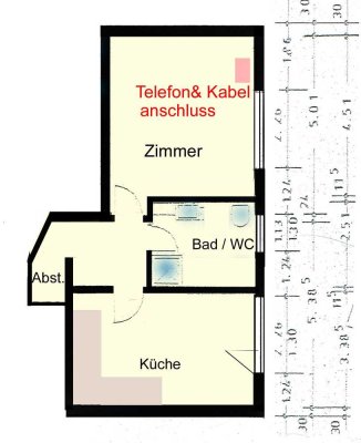 schöne 2-Zimmer Wohnung in ruhiger Lage