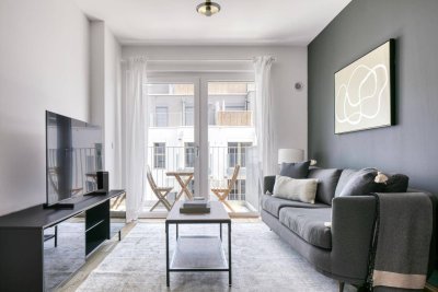 Neubau mit Stil! 2 Zimmer mit Balkon und hipper Wohnküche! Sowie Parkett, Badewanne und Ausblick (VIE186)