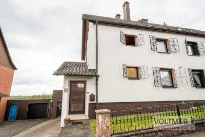 GRÜNBLICK - gepflegtes Einfamilienhaus mit großer Garage am Rand von Wiebelskirchen!