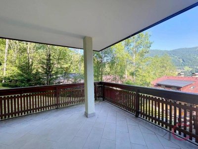 Schöne 3-Zi.-Wohnung mit Panoramaterrasse nahe der Skipiste in Kleinkirchheim