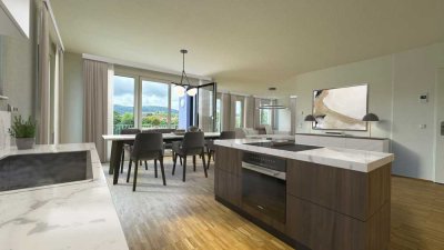 Einmalig: Geräumiges Penthouse mit Weitblick