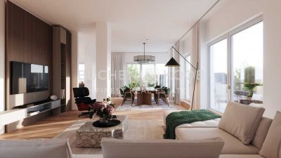 Neubau-Penthouse in beliebter Lage von HH-Winterhude