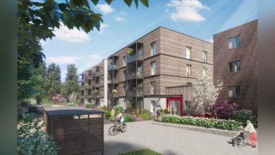 Moderne 2-Zimmer-Neubauwohnung in Rahlstedt - Servicewohnen ab 65 Jahren (Wohnungstyp 5)